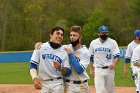 Baseball vs CGA  Wheaton College Baseball vs Coast Guard Academy during game two of the NEWMAC semi-finals playoffs. - (Photo by Keith Nordstrom) : Wheaton, baseball, NEWMAC